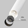 Миниатюра фото спот светодиодный поворотный focus t c141cl-l300-6w3k-w | 220svet.ru